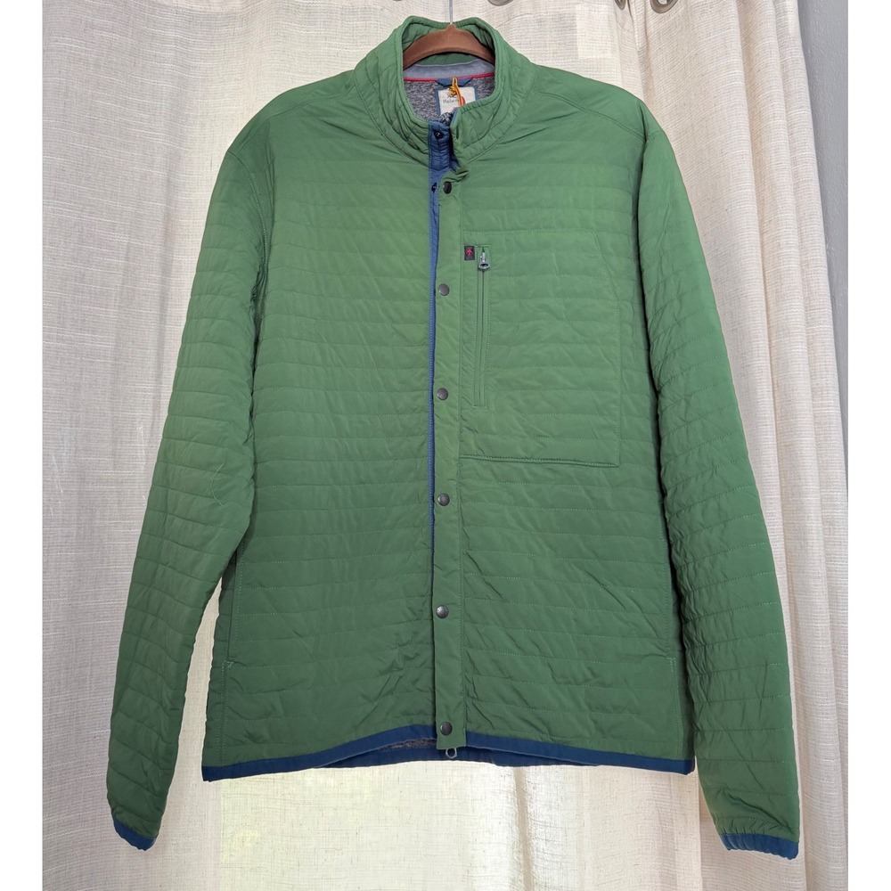 NWT Relwen Windzip Jacket Quilted Water Resistant Insulated Green Men's Size XL